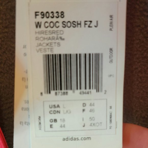 NWT Adidas Canada Olympic Softshell Jacket - Picture 8 of 13